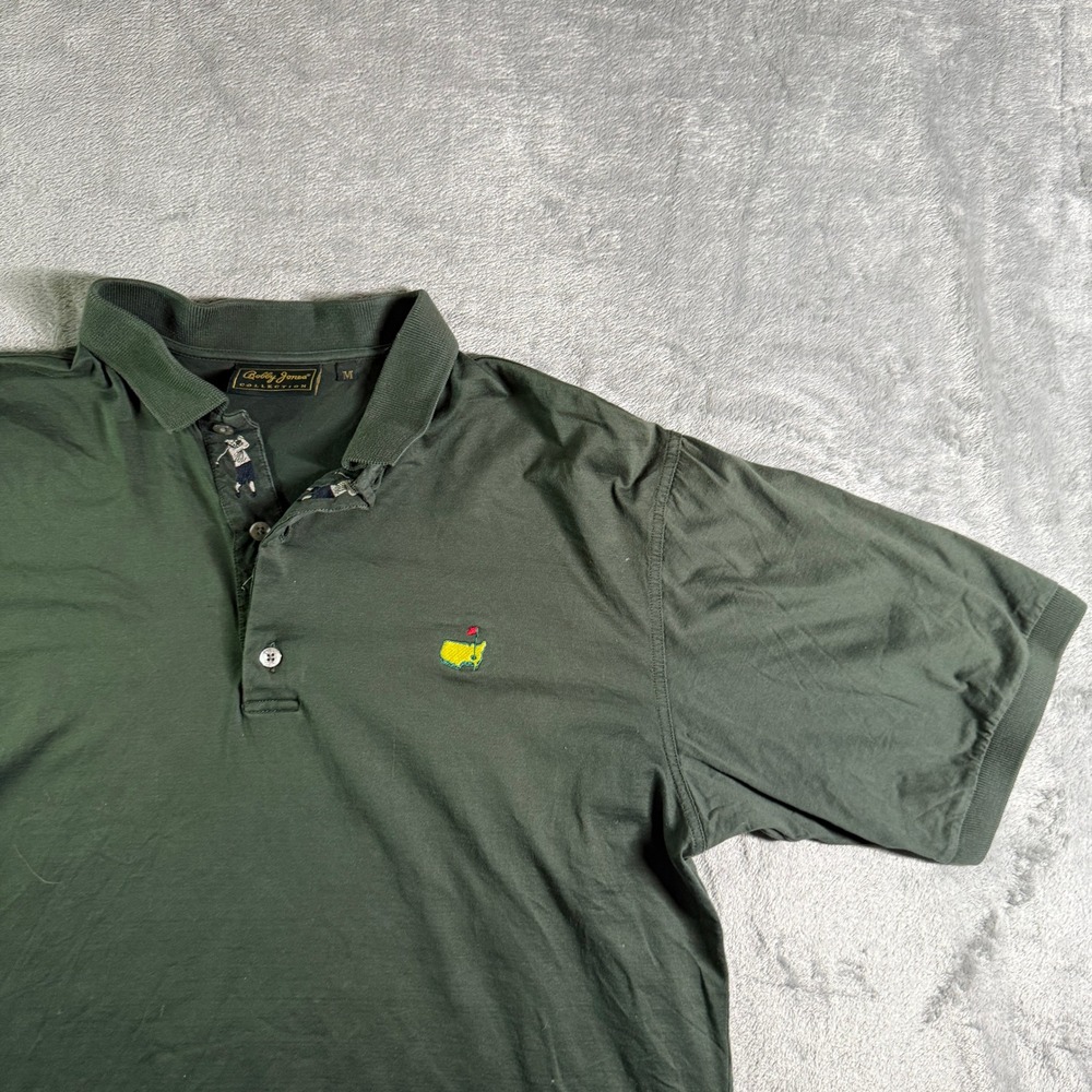 Bobby Jones Collection Masters Golf Polo Shirt Men Med Cotton Made in Italy